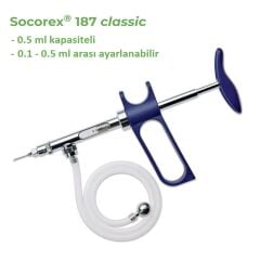 Socorex Otomatik Enjektör 0,5 ml. Hortumlu Model 187.2