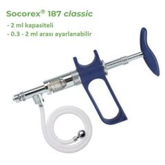 Socorex Otomatik Enjektör 2 ml. Hortumlu Model 187.2