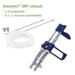 Socorex Otomatik Enjektör 1 ml. İkili - Twin Model 287.2