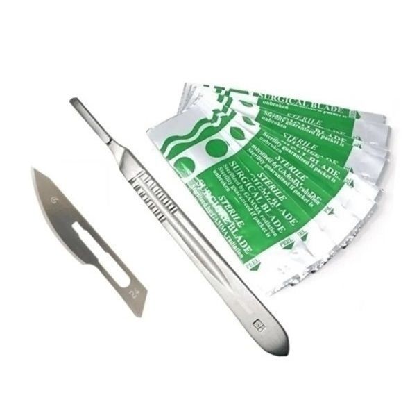 Bistüri Seti ( 15 Adet Ucu İle Birlikte ) No: 24