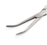 Kruuse Hemostatik Pens. 18 cm / 7.1, Eğri (Kavisli Model)