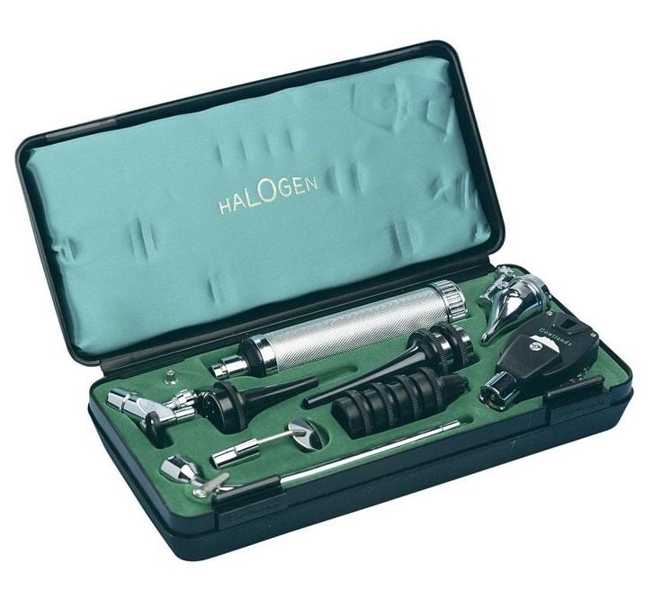Gowllands Veteriner Otoskop / Oftalmoskop Halojen Set. Komple