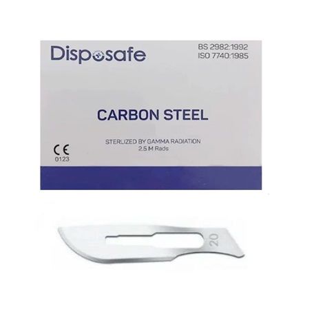 Disposafe Vet Bistüri Ucu No:20 (100 Adet)