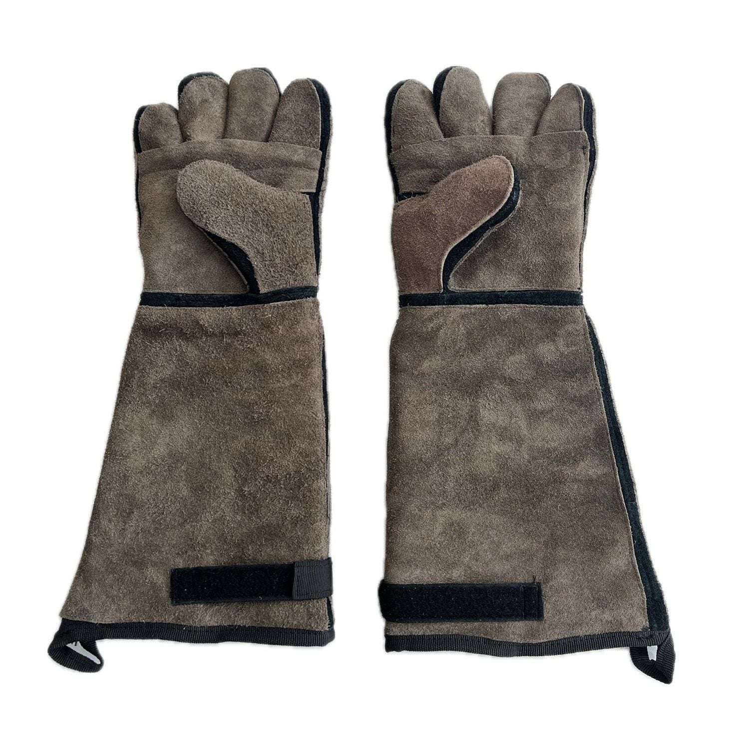 Kedi Tutma Eldiveni. Diş Geçirmez. Komple Deri. 45 cm