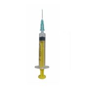 TTT Plastik Enjektör. 2 ml. Contalı. 21G Yeşil Kısa İğneli
