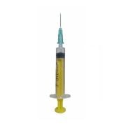 TTT Plastik Enjektör. 2 ml. Contalı. 21G Yeşil Kısa İğneli