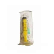 TTT Plastik Enjektör. 5 ml. Contalı. 21G Yeşil Kısa İğneli