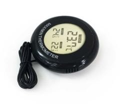 Termometre. Min. Max. Dijital. Problu. Siyah