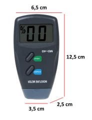 MD-4G Ahşap Kereste Nem Ölçer. 4 Çivili
