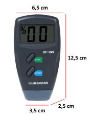 MD-4G Ahşap Kereste Nem Ölçer. 4 Çivili