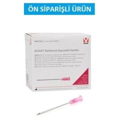 Bovivet Enjektör İğnesi. 1,5 x 50 mm (17G x 2) Luer Lock. 100'lü Paket