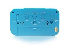 Masaüstü Saat Takvim Termometre. Mavi