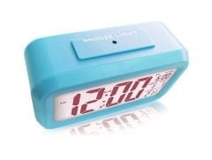 Masaüstü Saat Takvim Termometre. Mavi