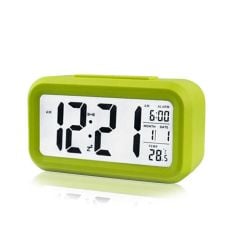 Masaüstü Saat Takvim Termometre. Yeşil