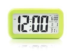 Masaüstü Saat Takvim Termometre. Yeşil