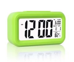 Masaüstü Saat Takvim Termometre. Yeşil