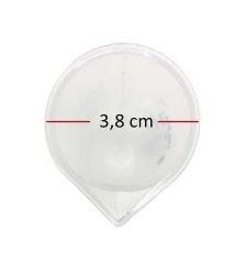 İsolab Plastik Mezür. 250 ml. Mavi Skala