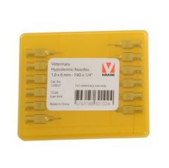 KRUUSE-VET Enjektör İğnesi (19Gx1/4) 1.0 x 6 mm (12 Adet)