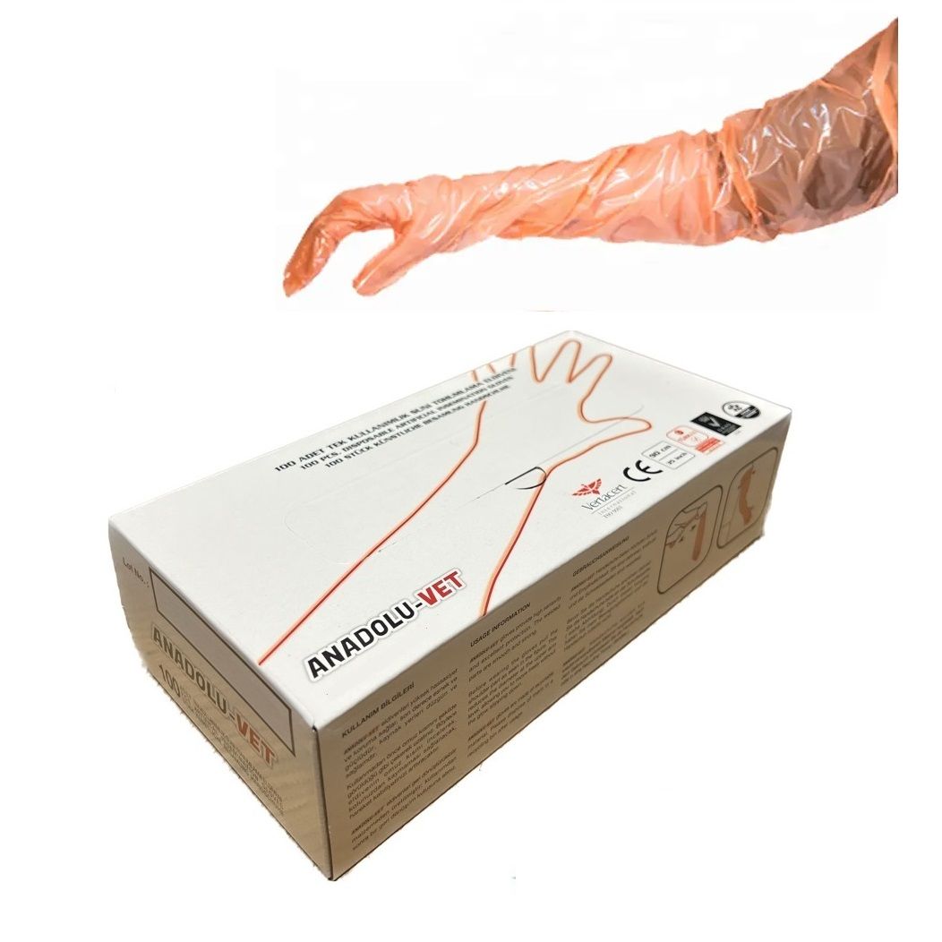 Suni Tohumlama Eldiveni. 90 cm (100 Adet)