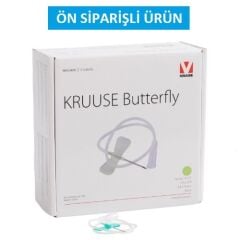 Kruuse Kelebek Set. 21G. Yeşil. Luer Lock ( 50 Adet )
