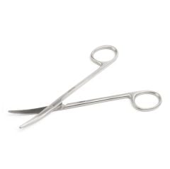 Kruuse-Vet Metzenbaum Makas. 14,5 cm / 5.7, Künt / Künt. Eğri