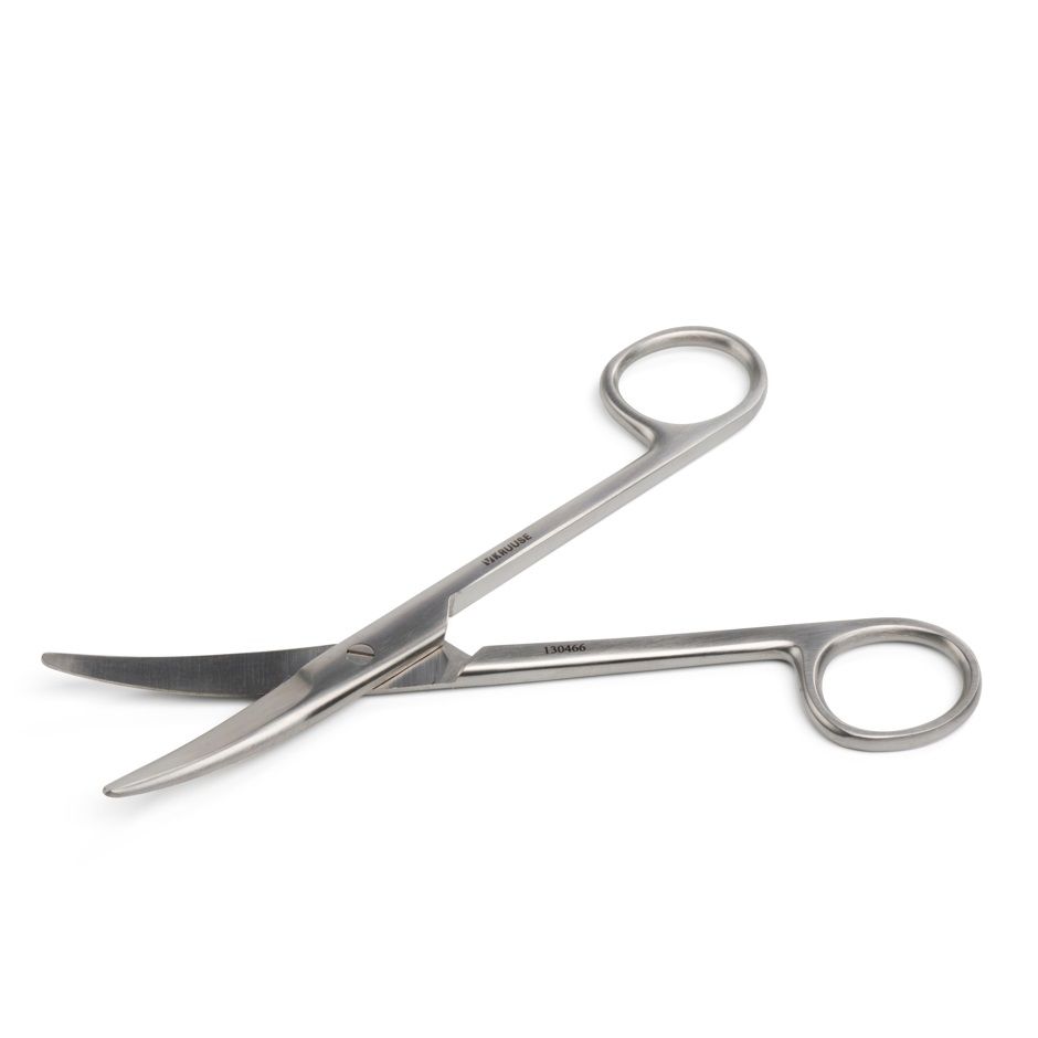 Kruuse-Vet Mayo Makas. 15 cm / 5.9, Künt / Künt. Eğri