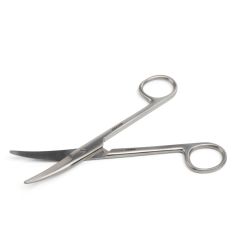 Kruuse-Vet Mayo Makas. 15 cm / 5.9, Künt / Künt. Eğri