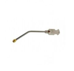 Kuşlar İçin Besleme Kanülü. Luer Lock. 15G. 1.8x40 mm. Eğri