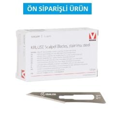 Kruuse-Vet Bistüri Ucu. No:11. Paslanmaz Çelik ( 100 Adet )