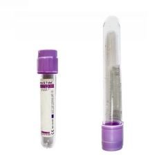 Vakumlu Tüp. 3 ml. K3 Edtalı. Mor Kapaklı (100 Adet)
