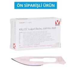 Kruuse-Vet Bistüri Ucu. No:23. Paslanmaz Çelik ( 100 Adet )