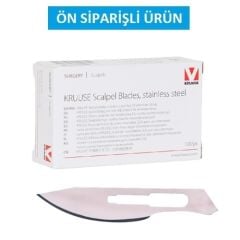 Kruuse-Vet Bistüri Ucu. No:24. Paslanmaz Çelik ( 100 Adet )