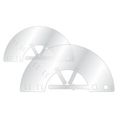 Curavet Elizabeth Köpek Yakalığı. Transparan ( 7'li Karışık Set )