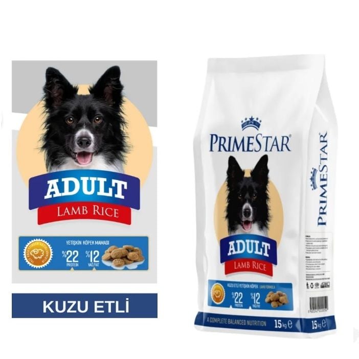 PRIMESTAR Yetişkin Köpek Maması (Lamb&Rice) 15 kg