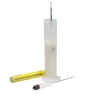 Kruuse Kolostrum Dansimetre (Yoğunluk Ölçer + Plastik Ölçüm Kabı)