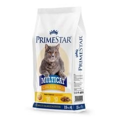 PRIMESTAR Yetişkin Kedi Maması Multicat (Chicken Rice) 15 kg
