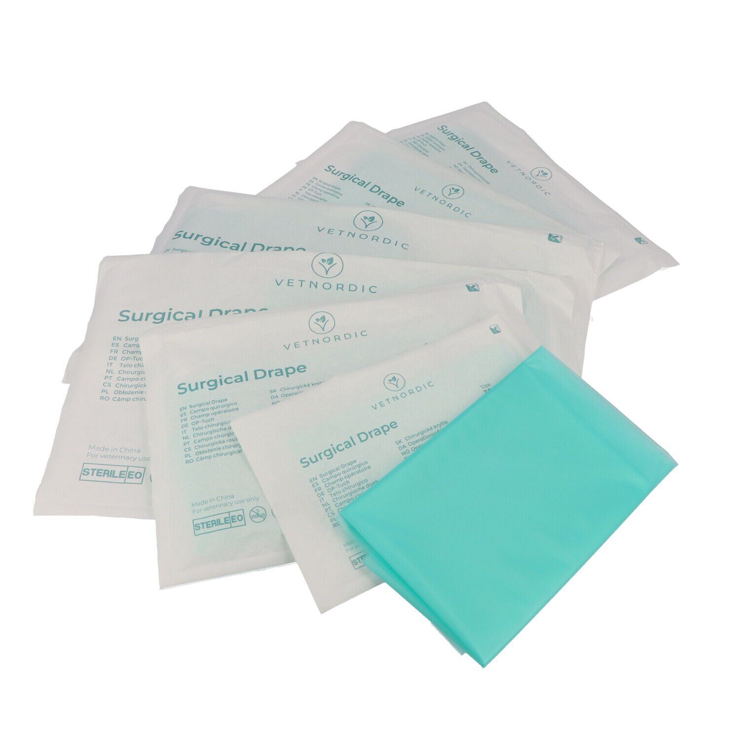 Vetnordic Veteriner Serviyet Bezi. Yeşil. 60 x 90 cm (1 Adet)