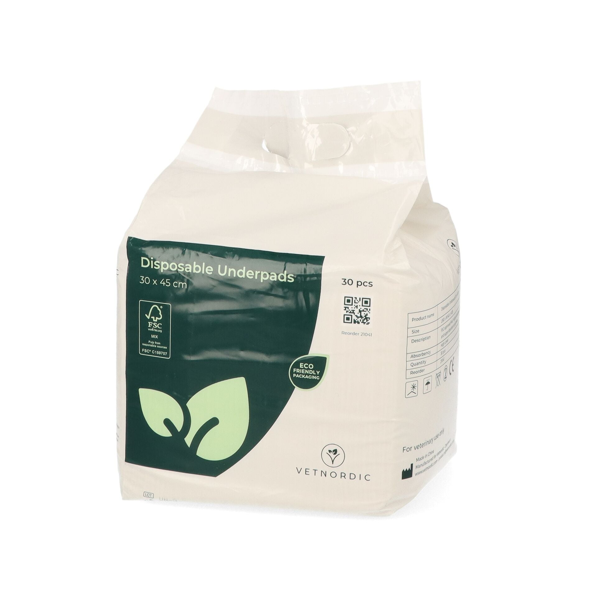 Vetnordic Operasyon Altlığı. Absorbent. 30 x 45 cm ( 30 Adet )