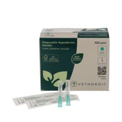 Vetnordic Enjektör İğnesi (21G x 5/8)  0,8x16 mm  (100 Adet) Yeşil