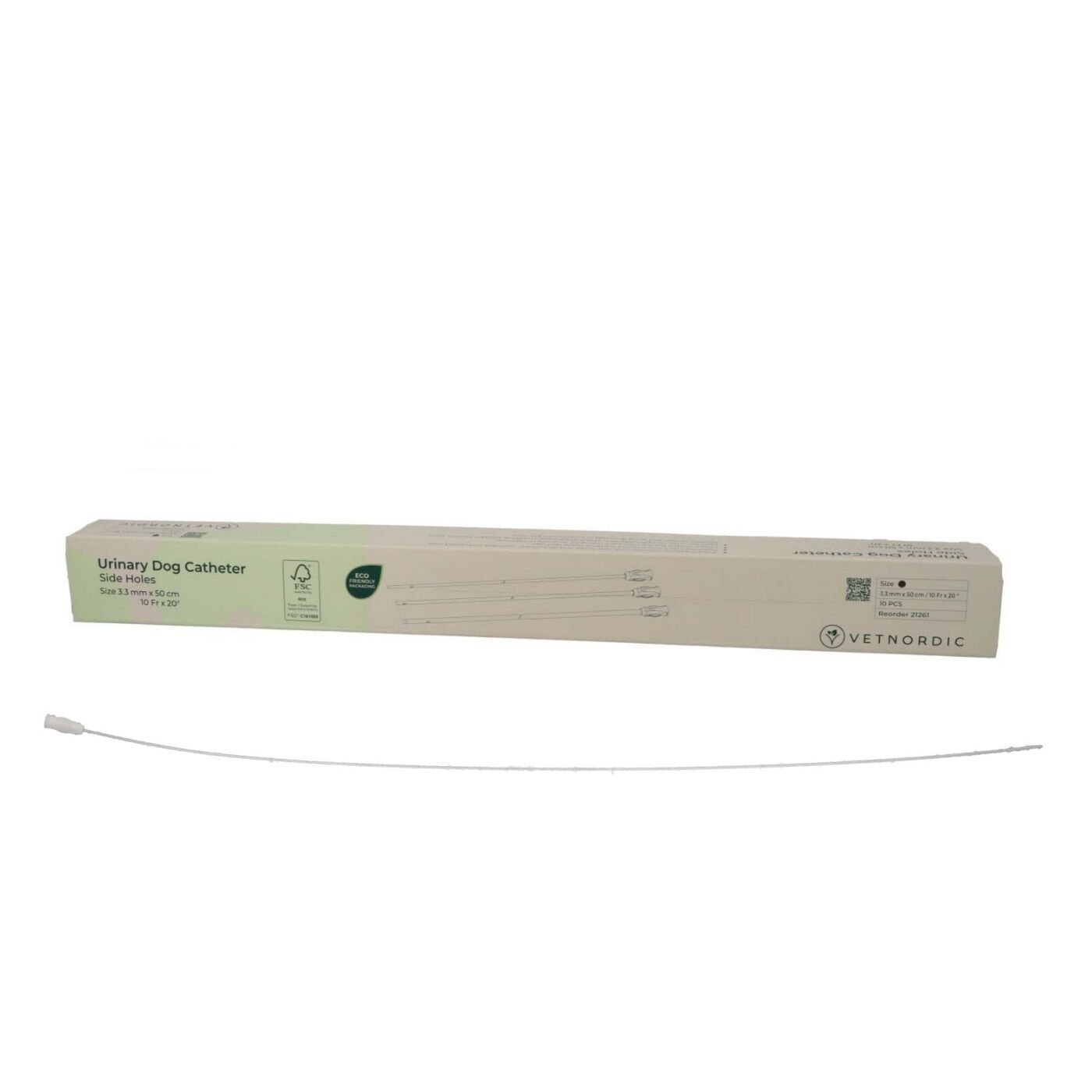 Vetnordic Köpek İdrar Sondası. 10 FR. 3.3x500 mm ( 10'lu Paket )