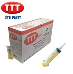 TTT Plastik Beslenme Enjektörü. 50 ml. Çam Uçlu ( 75 Adet )