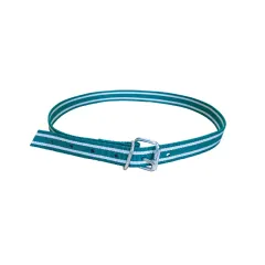 Büyükbaş Boyun Numaratör Kayışı. Tokalı Model. 130 cm. Yeşil / Beyaz