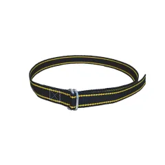 Büyükbaş Boyun Numaratör Kayışı. Palaska Tip. 160 cm. Siyah / Sarı