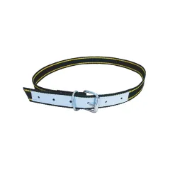 Büyükbaş Boyun Numaratör Kayışı. Derili. Tokalı Model. 130 cm. Siyah / Sarı