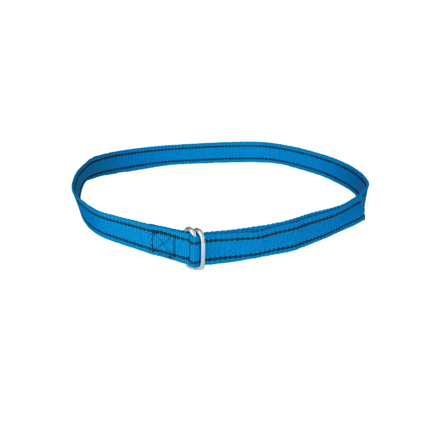 Büyükbaş Boyun Numaratör Kayışı. Palaska Tip. 160 cm. Mavi / Siyah