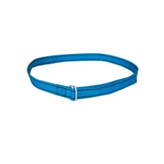 Büyükbaş Boyun Numaratör Kayışı. Palaska Tip. 160 cm. Mavi / Siyah