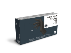 Tenty 405 Extra Nitril Eldiven. Siyah. Pudrasız (100 Adet)