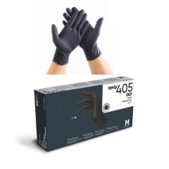 Tenty 405 Extra Nitril Eldiven. Siyah. Pudrasız (100 Adet)