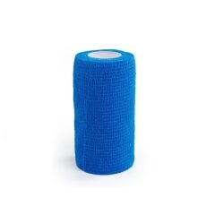 Kruuse Flexible Cohesive Bandaj. Mavi (18'li Paket) 10 cm x 4.5 metre