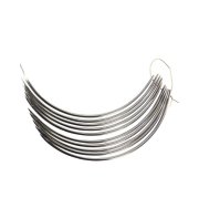 Kruuse-Vet Sütür İğnesi. Spring Eye. 3/8. Keskin. 89 mm. 10/pk
